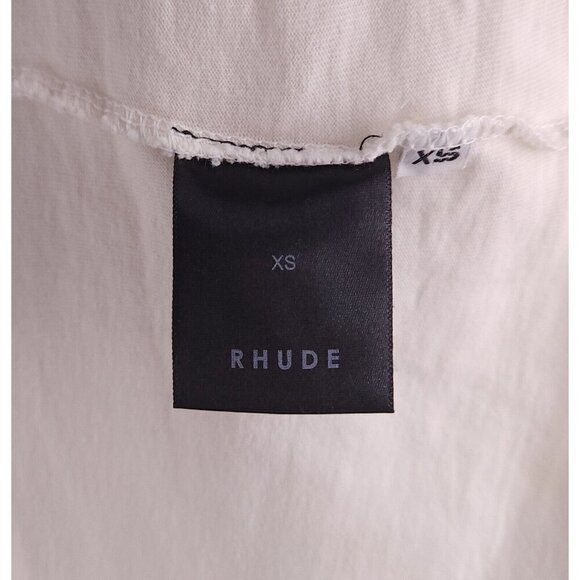 Rhude Leopard T-Shirt XS Mens Vintage White Cotton Tee NWT - Picture 12 of 16